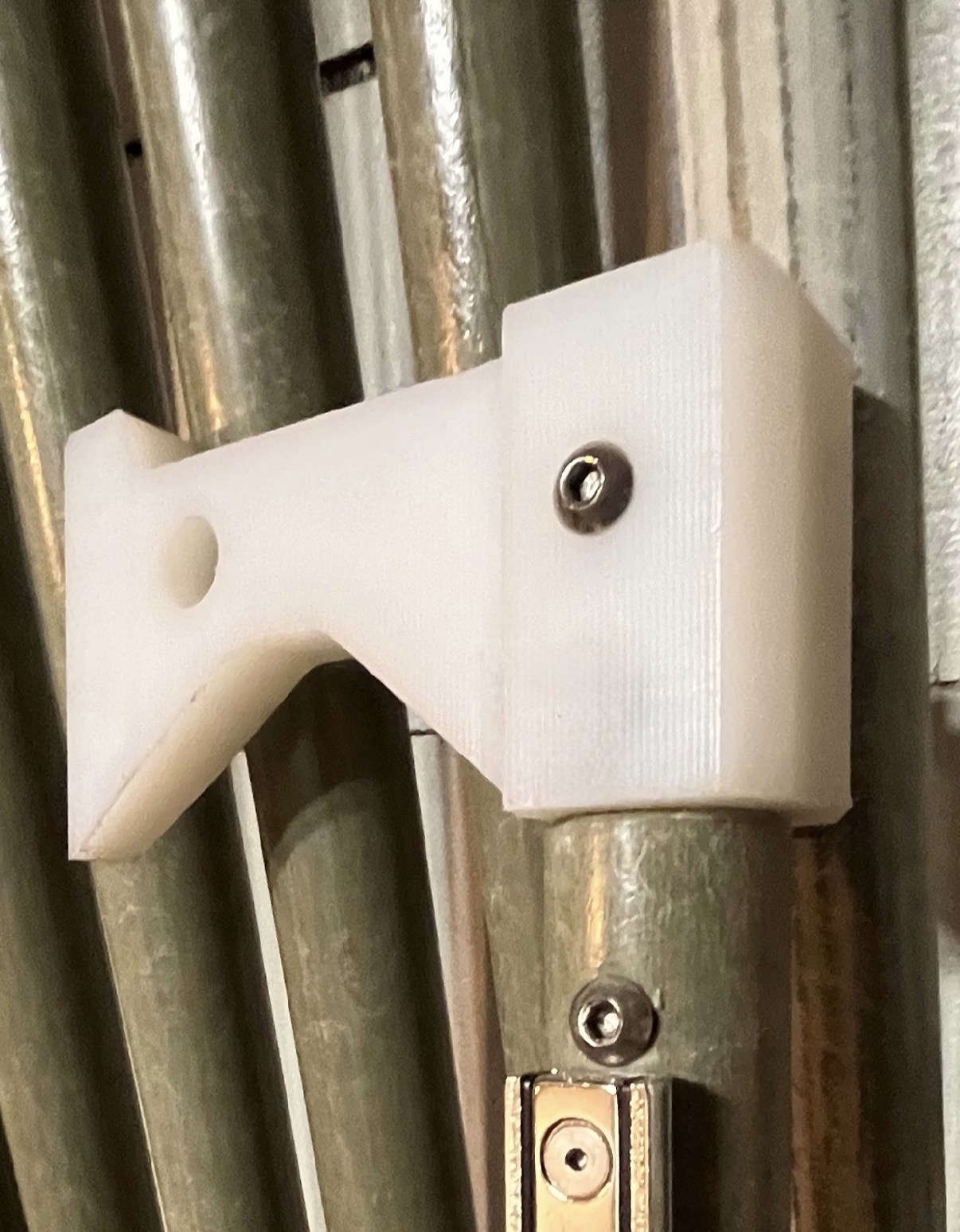 Newest threaded screw-on UHMW head secured by one pass-through screw and nylon lock nut